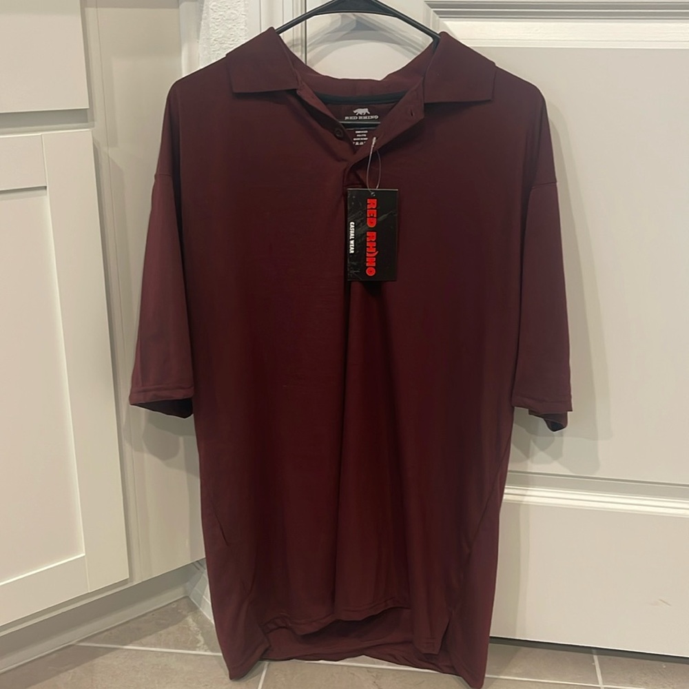 NWT Red Rhino Golf Polo